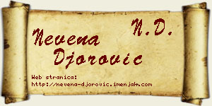 Nevena Đorović vizit kartica